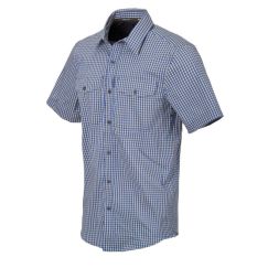 Рубашка COVERT CONCEALED CARRY SHORT Helikon, цвет ROYAL BLUE CHECKERED