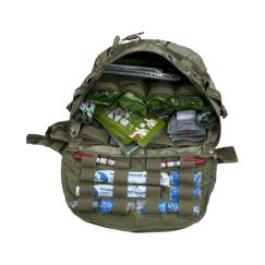 Тактическая медицинская сумка с комплектом медикаментов и принадлежностей типа NAR Squad Kit