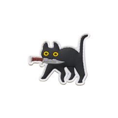 Патч Тактический Кот, цвет черный