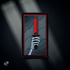 Нашивка, патч "Готов к бою" тактическая с липучкой.