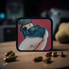 Нашивка, патч "Боевой пояс" тактическая с липучкой.