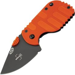 Складной нож Boker Plus Subcom 2.0 black сталь D2, рукоять Orange Zytel