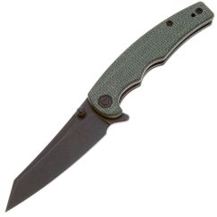 Нож CIVIVI Mini Elementum Fixed сталь Nitro-V, рукоять Dark Green Canvas Micarta