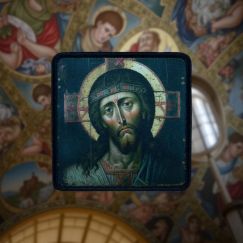 Нашивка, патч "Спас Нерукотворный" тактическая с липучкой.