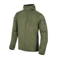 Флисовая кофта ALPHA HOODIE Helikon, цвет Olive Green