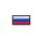 ПАТЧ ПВХ ФЛАГ РОССИИ MINI (25Х45 ММ)