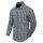 Рубашка COVERT CONCEALED CARRY Helikon, цвет Foggy Grey Plaid