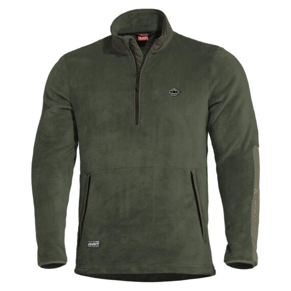 Толстовка Grizzly 1/2 Zip Pentagon, цвет Camo Green
