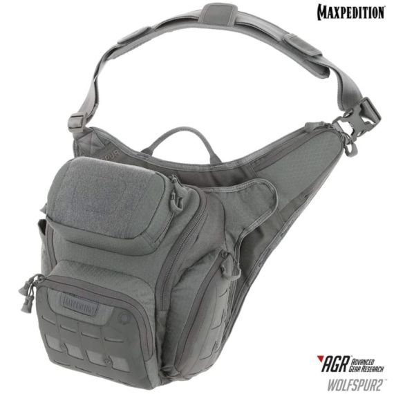 Сумка плечевая Maxpedition Wolfspur v.2 Crossbody Bag Gray