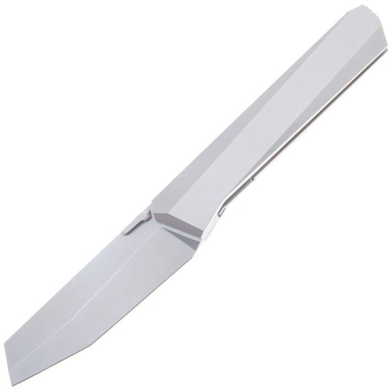 Складной нож Rike Knife Cybertrix A сталь M390, рукоять Gray Titanium