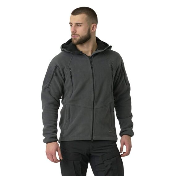 Куртка флисовая PATRIOT Mk 2 Hybrid Helikon, цвет Shadow Grey/Black