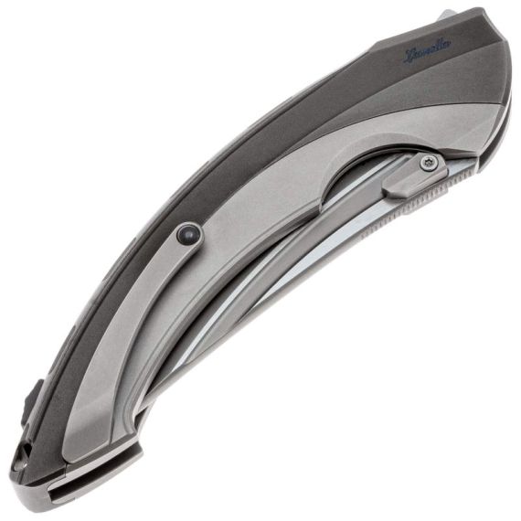 Нож Rike Knife Lamella сталь M390 рукоять Grey Ti