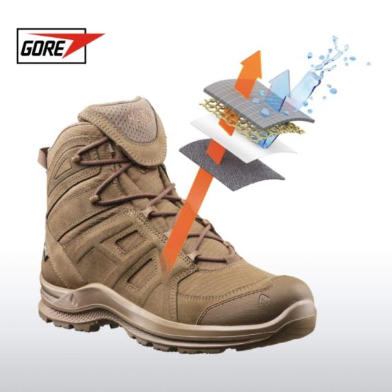 Ботинки HAIX "BLACK EAGLE" Athletic 2.0 Mid V GTX Coyote