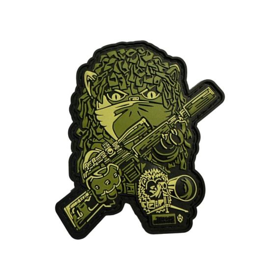Патч кот- Снайпер  Земля Воинов
