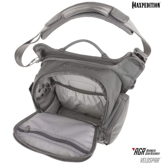 Сумка плечевая Maxpedition Veldspar VLD Gray