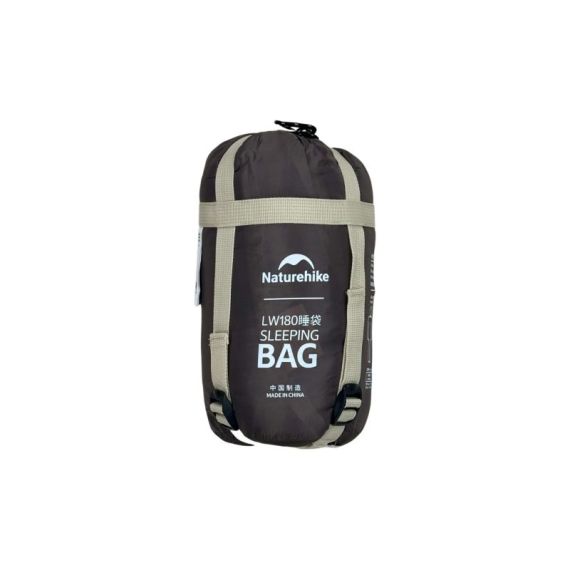 Мешок спальный Naturehike NH21MSD09 мини LW180, размер M, коричневый, 6927595777954