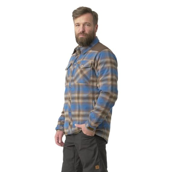 Рубашка Winter Warden Helikon, цвет Forest Blue Plaid