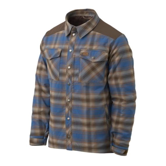 Рубашка Winter Warden Helikon, цвет Forest Blue Plaid