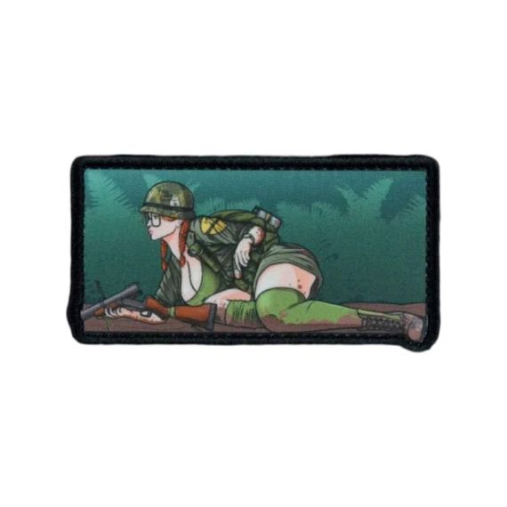 Нашивка, патч "Hailey Lujan" тактическая с липучкой.