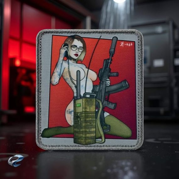 Нашивка, патч "Буссоль" тактическая с липучкой.