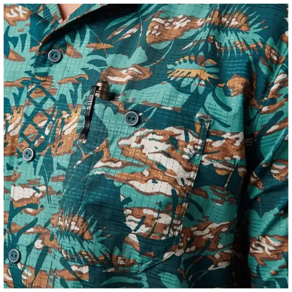 ​Рубашка с коротким рукавом 5.11 Adventure Print Deep Sea Neu Vay Camo