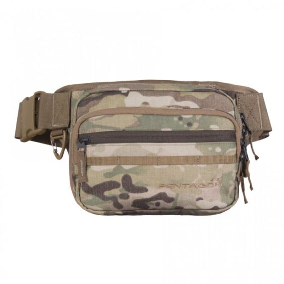 Сумка поясная  Runner Concealment Pouch PENTAGON, цвет Multicam