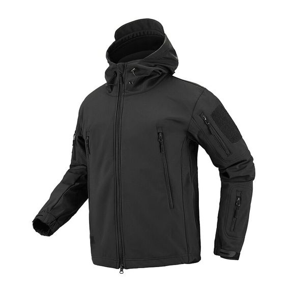 Тактическая куртка софтшелл 7.62 Softshell Tactical Jacket "STURM-1, цвет Black