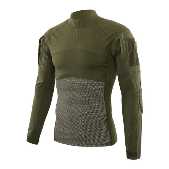 Мужская быстросохнущая стрейчевая футболка  Tactical Combat Shirt , цвет Olive
