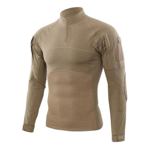 Мужская быстросохнущая стрейчевая футболка  Tactical Combat Shirt , цвет Coyote