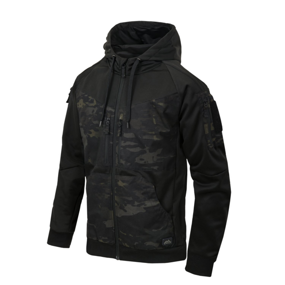 Толстовка ROGUE HOODIE Helikon, BLACK/MULTICAM® BLACK