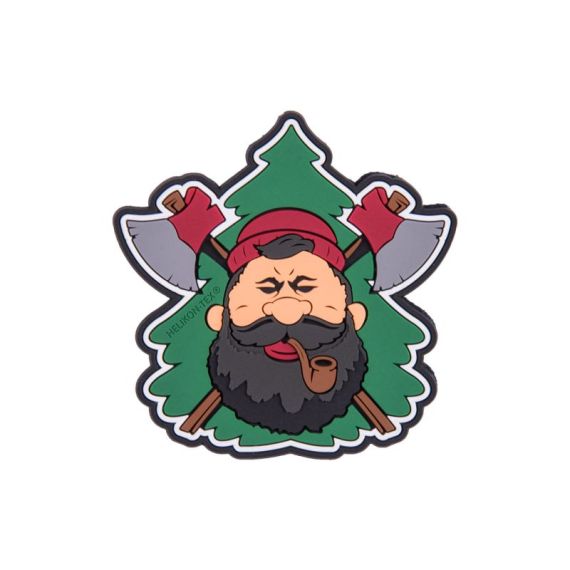 Патч "BEARDMAN BUSHCRAFT" Helikon, цвет Olive Green