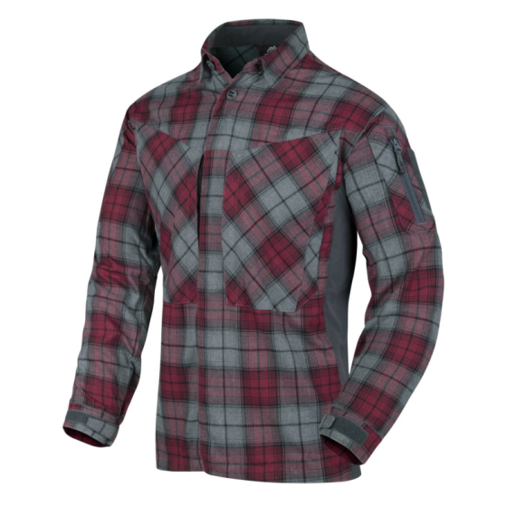 Рубашка MBDU Flannel Helikon, цвет RUBY PLAID