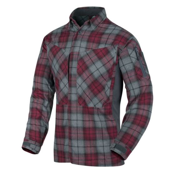 Рубашка MBDU Flannel Helikon, цвет RUBY PLAID