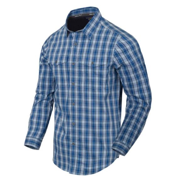 Рубашка COVERT CONCEALED CARRY Helikon, цвет Ozark Blue Plaid