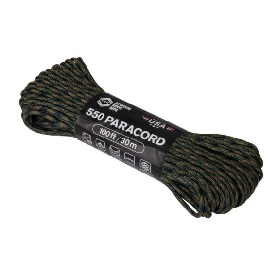 Паракорд 550 Paracord (100ft) Helikon, цвет- Woodland