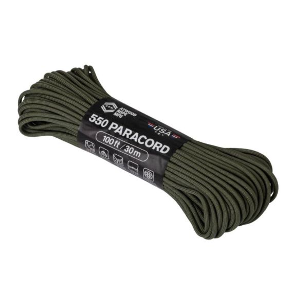 Паракорд 550 Paracord (100ft) Helikon, цвет - Olive Drab