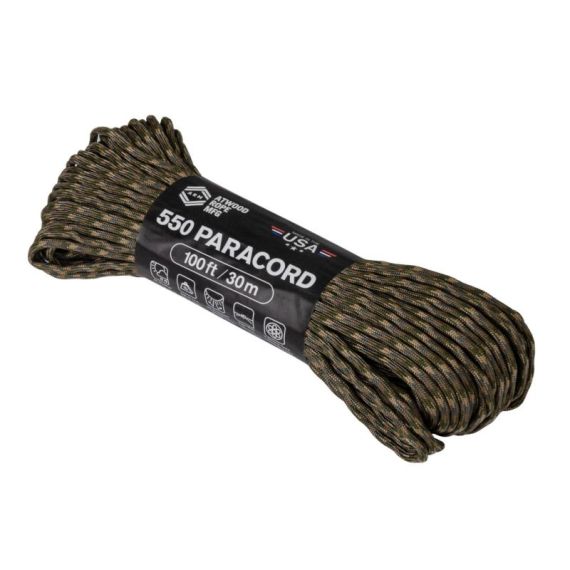 Паракорд 550 Paracord (100ft) Helikon, цвет - Multi-Cam
