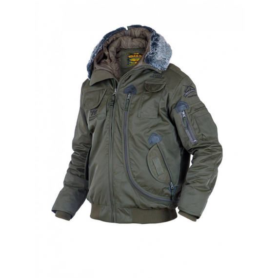Куртка Пилот-бомбер, G037A утепленный  762 Armyfans  Olive