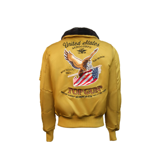 Куртка пилот утеплённый  FLYING TIGERS Top Gun, цвет Wheat