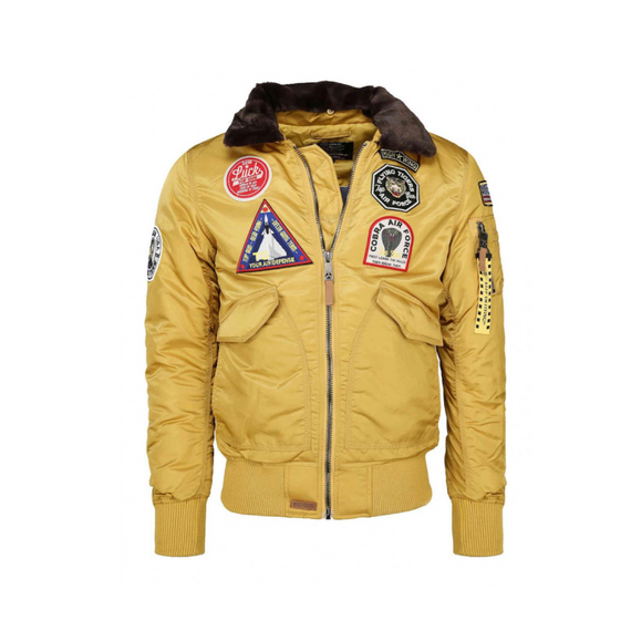 Куртка пилот утеплённый  FLYING TIGERS Top Gun, цвет Wheat