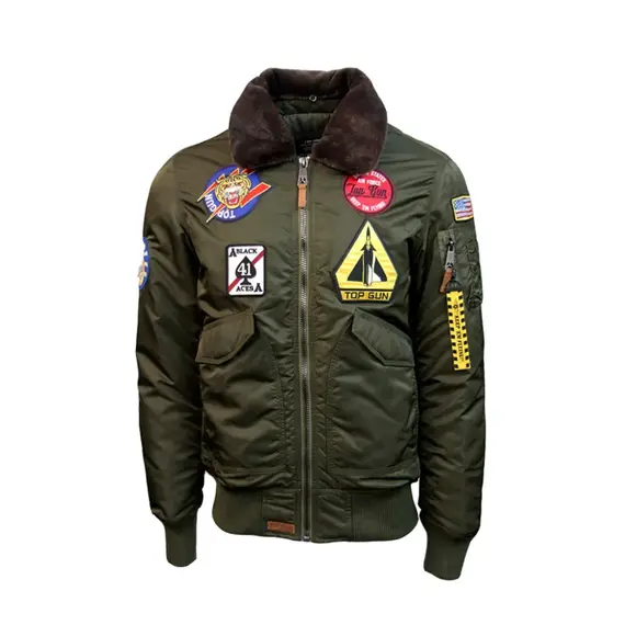 Куртка пилот утеплённый  Eagle || CW 45  Top Gun, цвет Olive