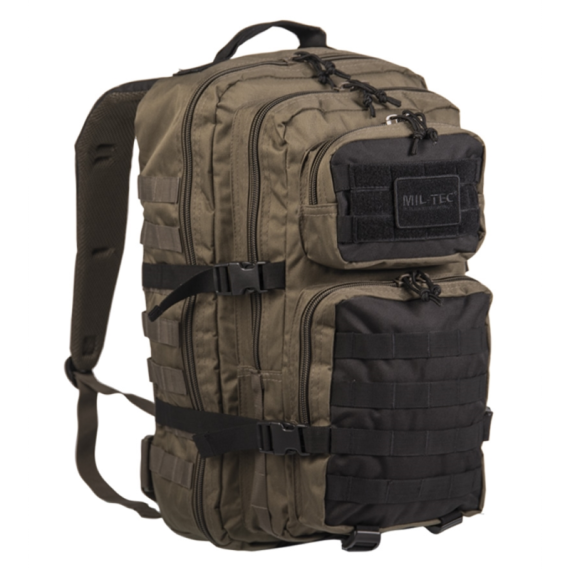 Рюкзак US Assault Large Mil-Tec, цвет Ranger Green/Black