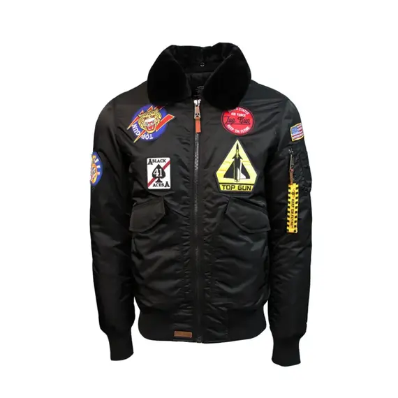 Куртка пилот утеплённый  Eagle || CW 45  Top Gun, цвет Black