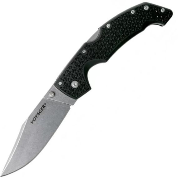Нож COLD STEEL VOYAGER CLIP LARGE PLAIN EDGE CS_29AC