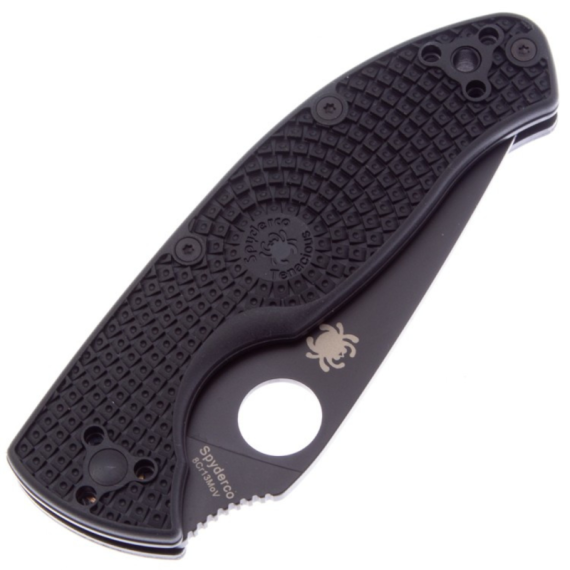 Складной нож Spyderco Tenacious Lightweight Black сталь 8Cr13MoV, рукоять FRN Black