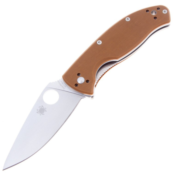 Складной нож Spyderco Tenacious сталь 8Cr13MoV, рукоять Brown G10