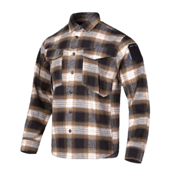 Рубашка Blue Label Longicorn Flannel EmersonGear, цвет Orange Black