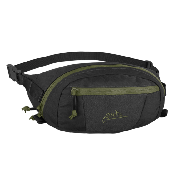 Сумка поясная BANDICOOT Helikon, цвет  BLACK/OLIVE GREEN