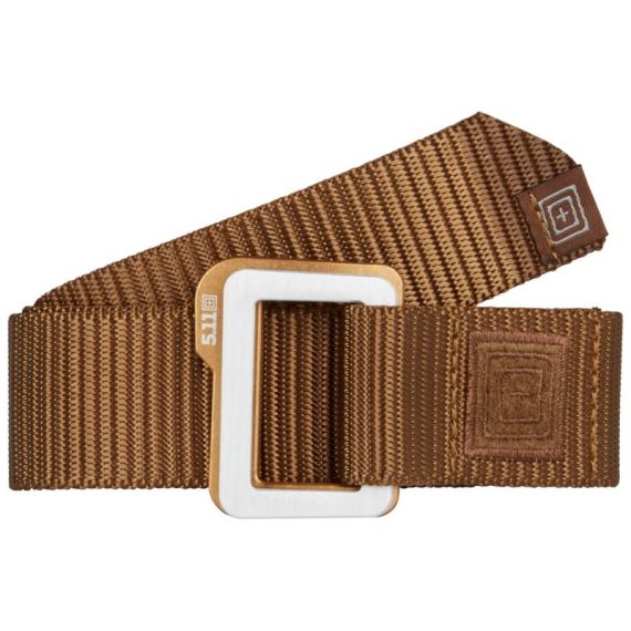Ремень 5.11 TRAVERSE DOUBLE BUCKLE Battle Brown (116)