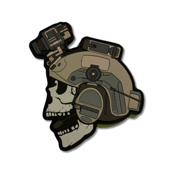 Патч RED WAR Череп с ПНВ